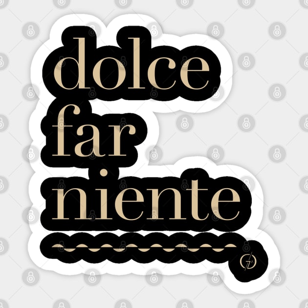 Dolce Far Niente #8 - Slow Vacation Sticker by Atelier Gaudard